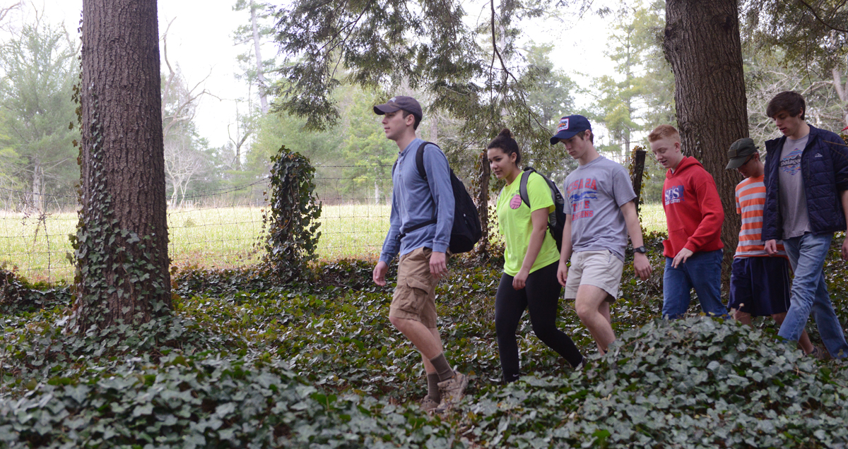 SDS students hiking during Special Studies Week